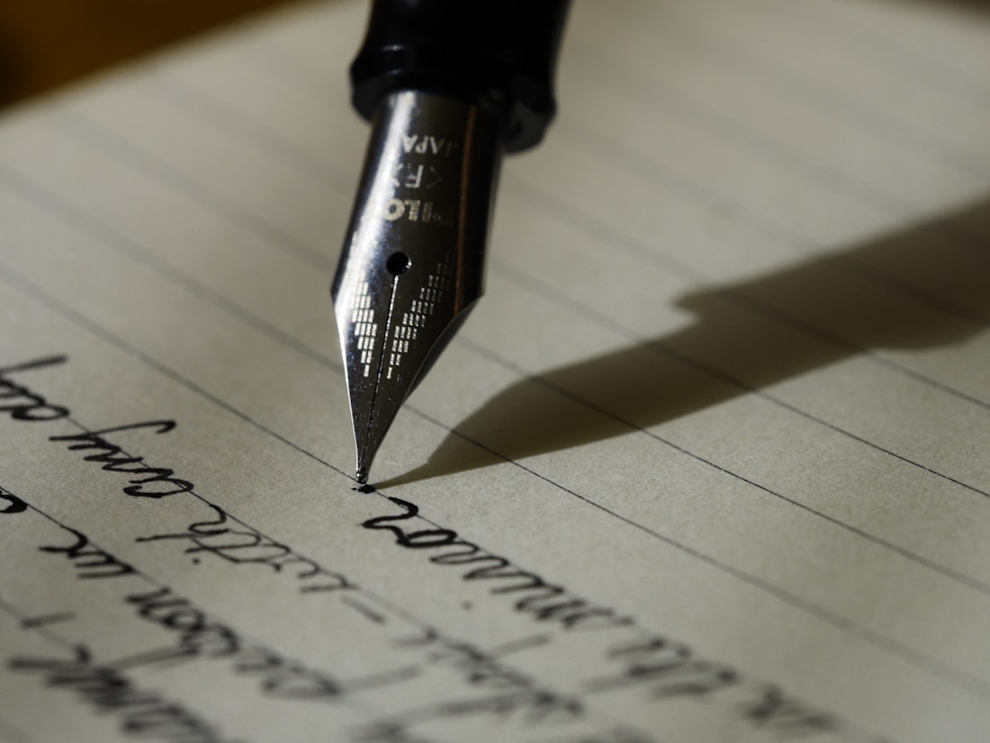 Writing content by hand
