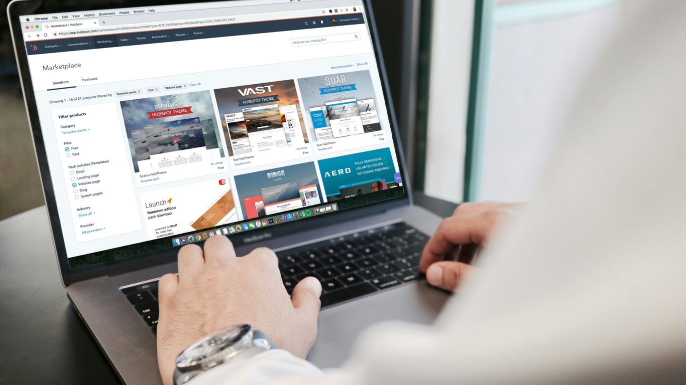 Business owner updating local profile details