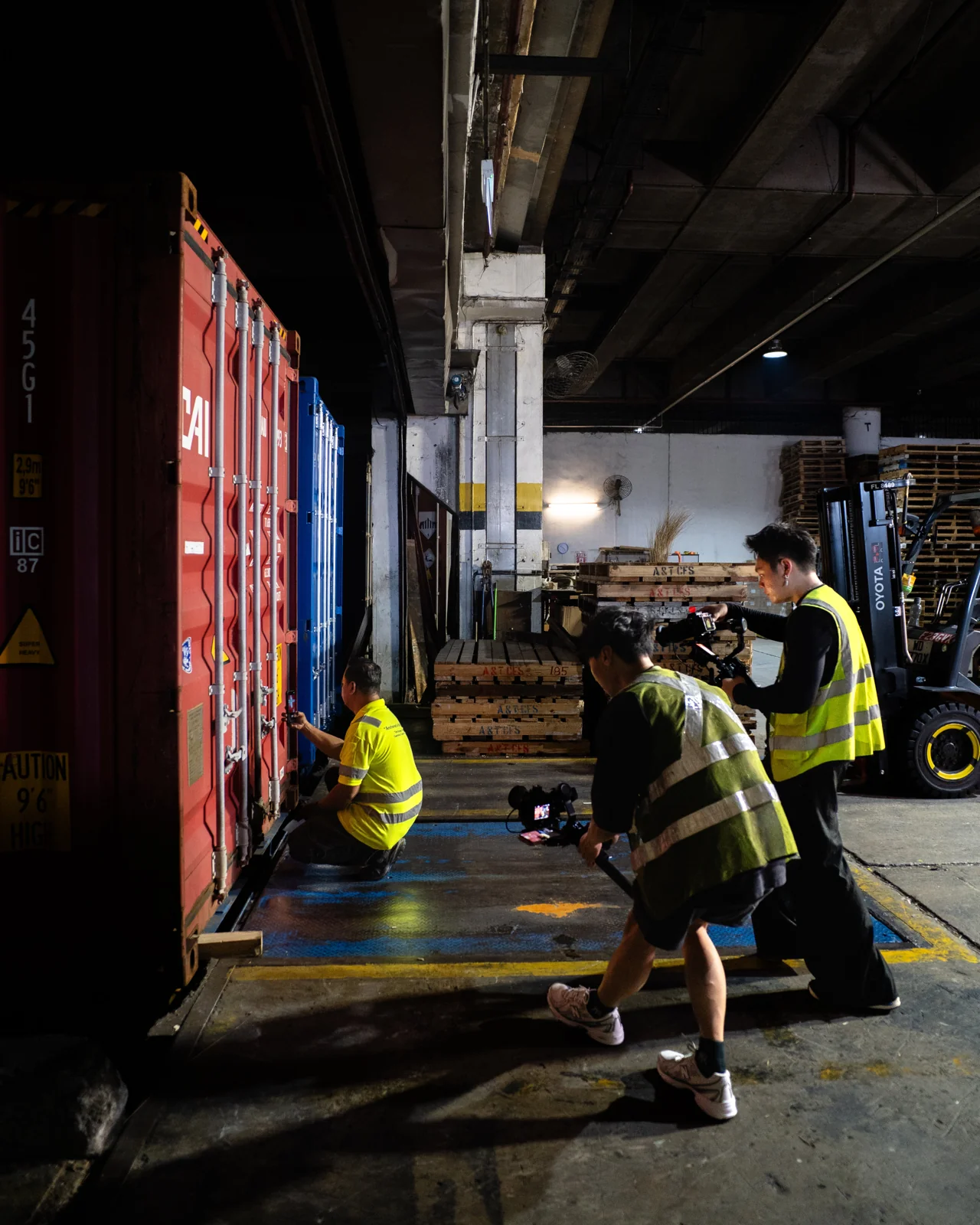Benkel International behind-the-scenes team photo by PaperCutCollective