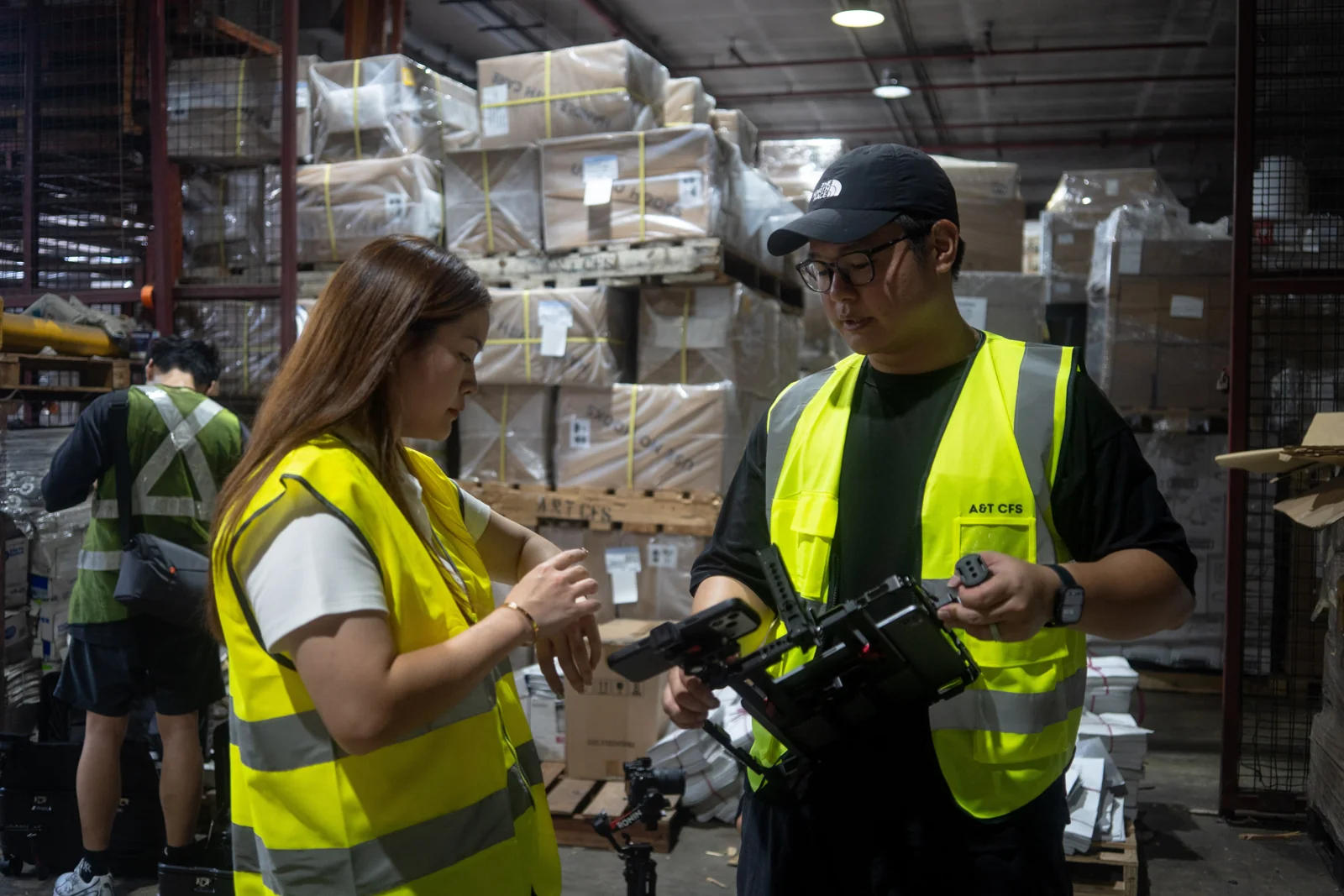 Benkel International behind-the-scenes team photo by PaperCutCollective